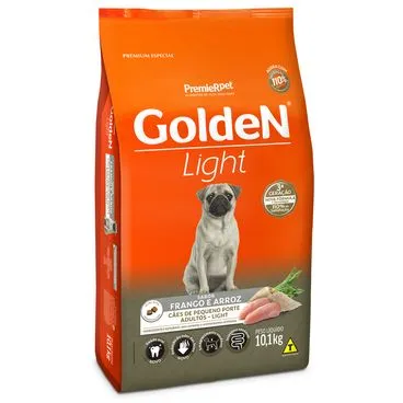 Ração Golden Light Cães de Pequeno Porte Adultos 10,1 kg